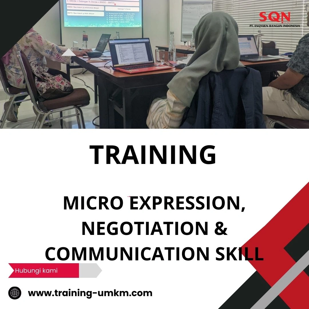 TRAINING MICRO EXPRESSION, NEGOTIATION & COMMUNICATION SKILL