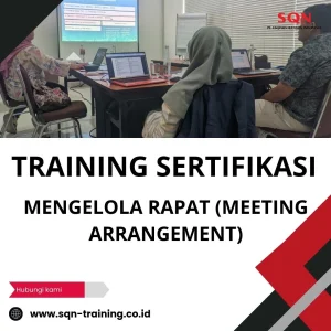 Training administrasi penyelenggaraan rapat