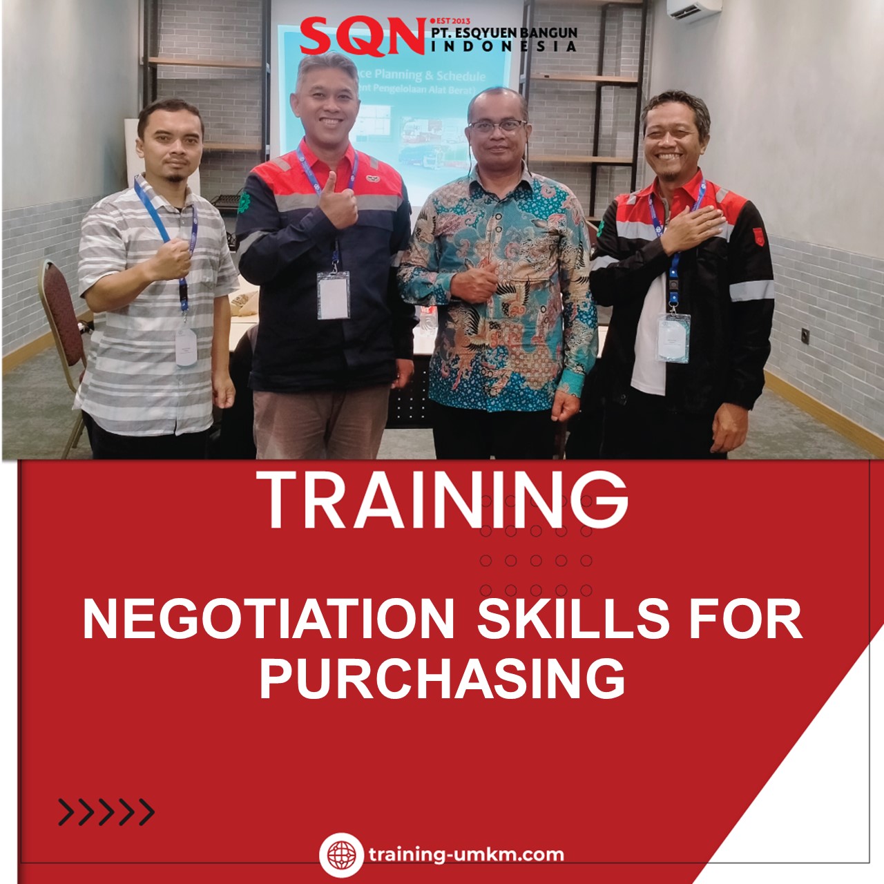 TRAINING NEGOTIATION SKILLS FOR PURCHASING
